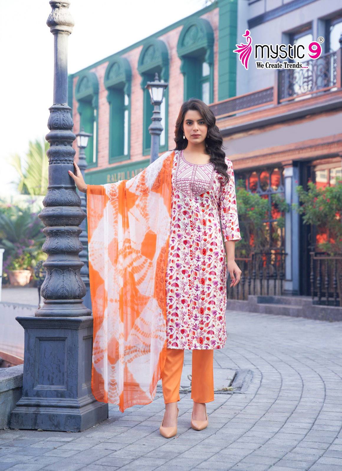 Rubina Vol 6 By Mystic 9 Rayon Kurti With Bottom Dupatta Orders In India