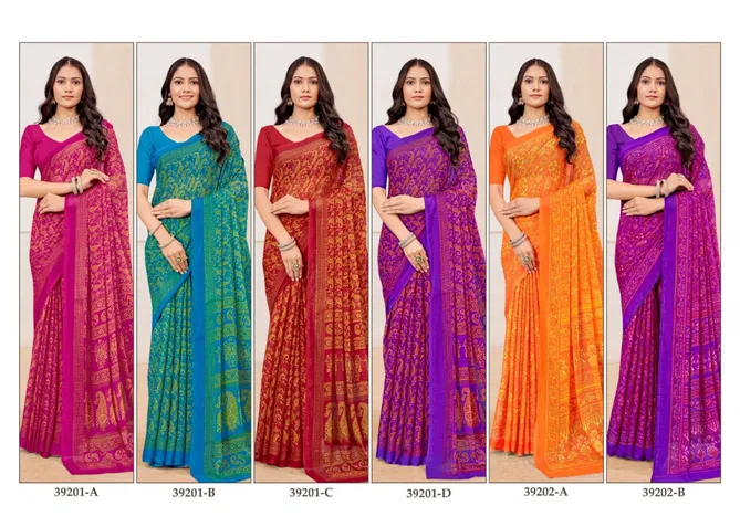 Star Chiffon 183 By Ruchi Daily Wear Chiffon Saree Wholesale Online