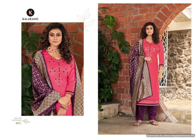 Kalarang Suhani Jam Silk Designer Festive Wear Embroidery And Sequence Work Dress Material Collection
