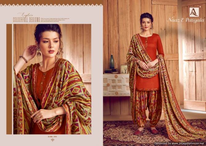 Alok Naaz E Patiala Latest Designer Printed Pure Pashmina Collection 