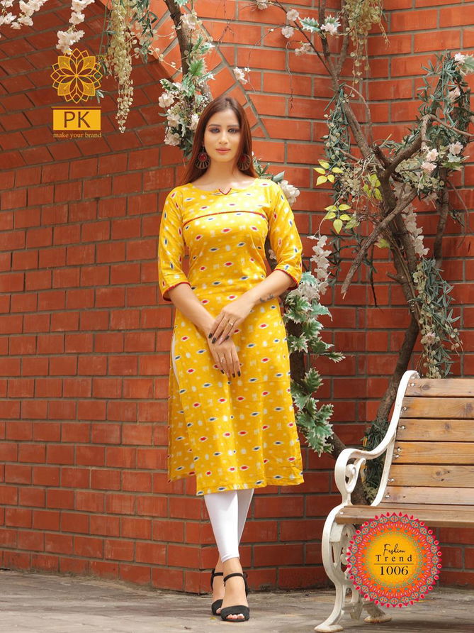 FASHION TREND VOL 1 Latest Designer Heavy Rayon Regular Wear Printed Kurti Collection