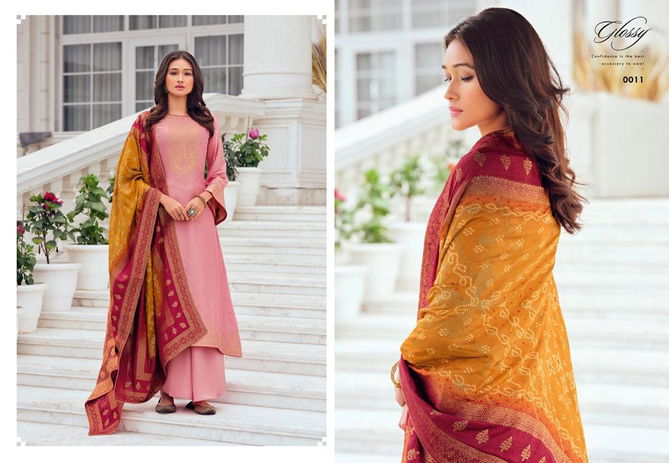 Glossy Arabella 9 Series Latest Fancy Festive Wear Pure Viscose Dola Jacquard With Swarovski Work Designer Salwar Suits Collection
