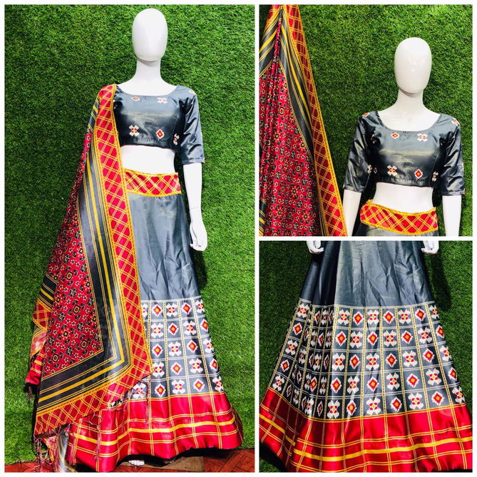 KHUSHBOO NAVRATRI VOL-1 DESIGNER PARTY WEAR NAVRATRI SPECIAL PATOLA LEHENGA CHOLI COLLECTION 