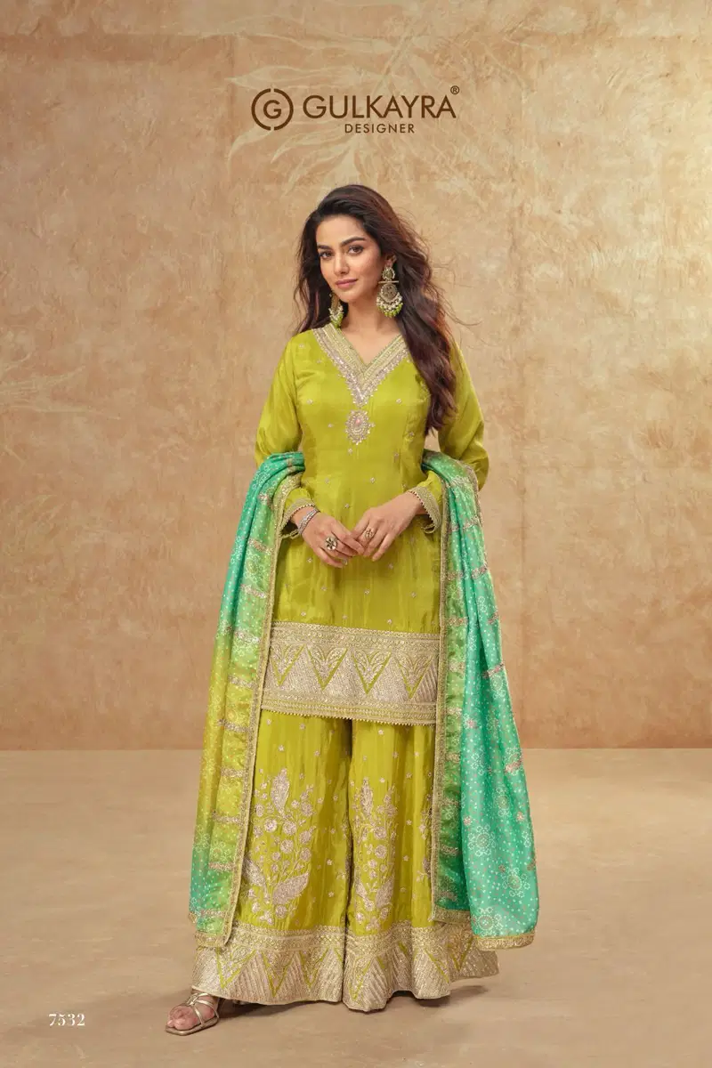 Tisha By Gulkayra Simar Silk Designer Readymade Suits Wholesalers In Delhi