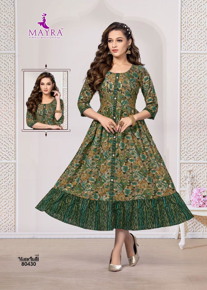 Mayra Manchali 3 Designer Capsuil Printed Kurti Catalog
