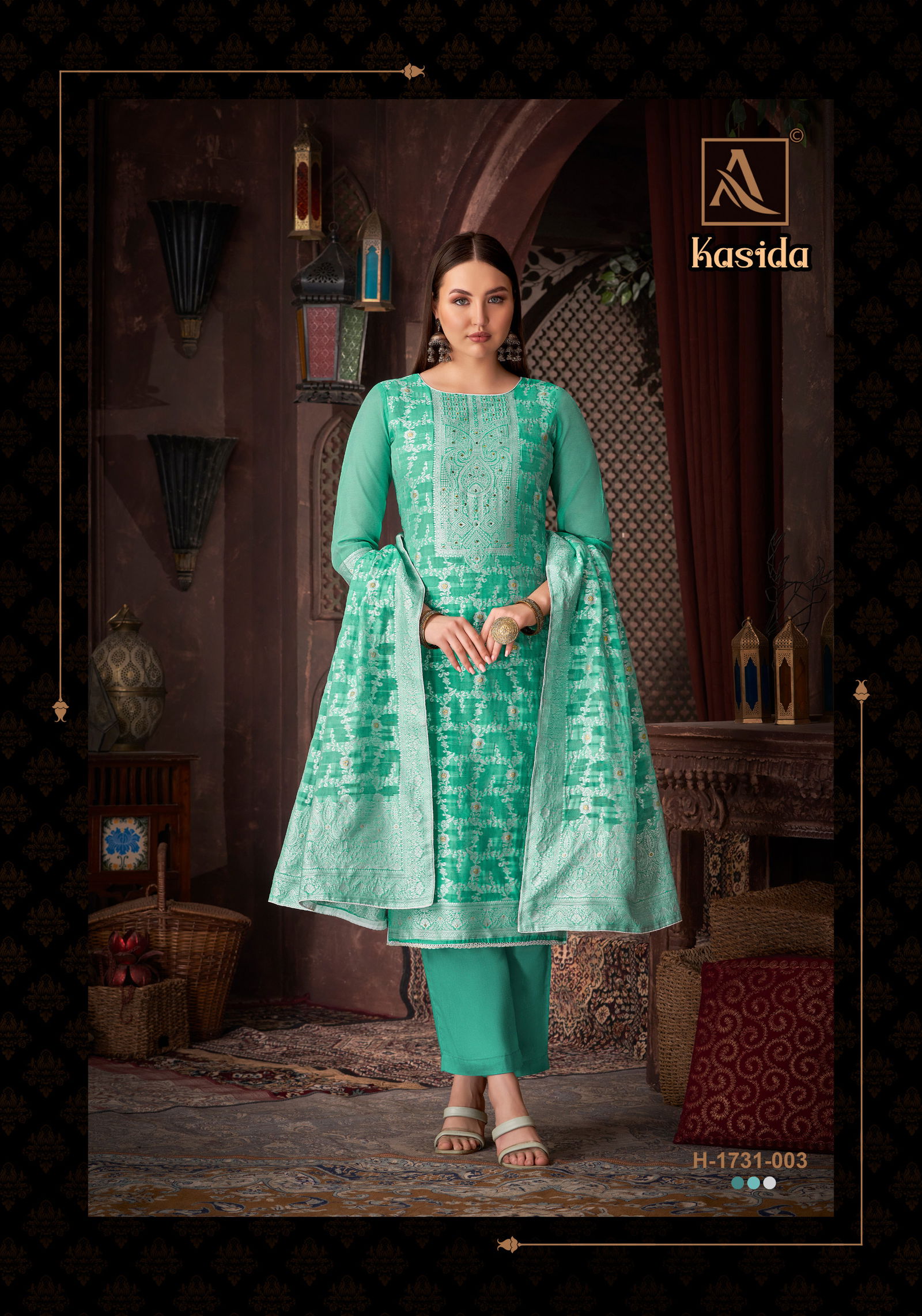 Kasida By Alok Suit Jacquard Dress Material Wholesale Shop In Surat