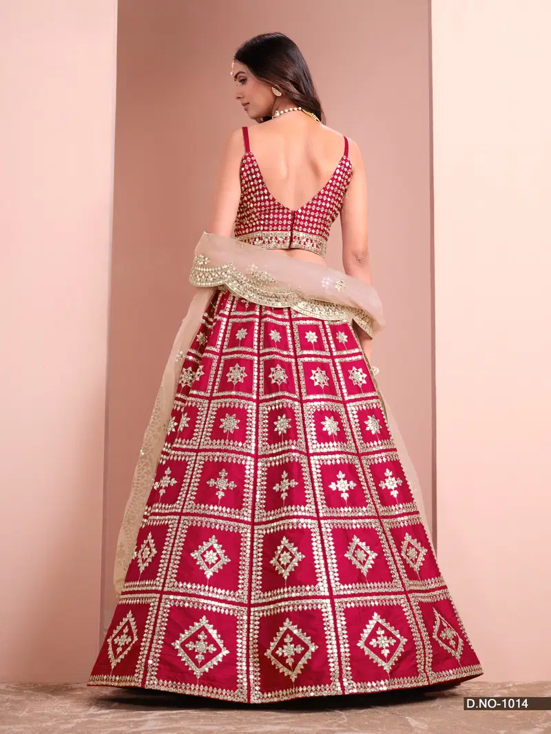 Mehvish By Alizeh Art Silk Designer Lehenga Choli Wholesalers In Delhi