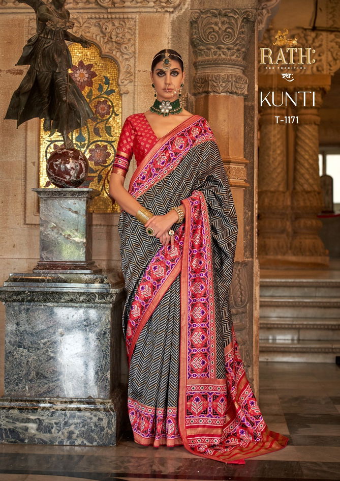 Kunti 1162 To 1171 By Rath Silk Printed Designer Saree Wholesale Online