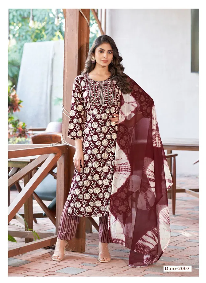 Suman Vol 2 By Mystic 9 Rayon Printed Kurti With Bottom Dupatta Orders In India