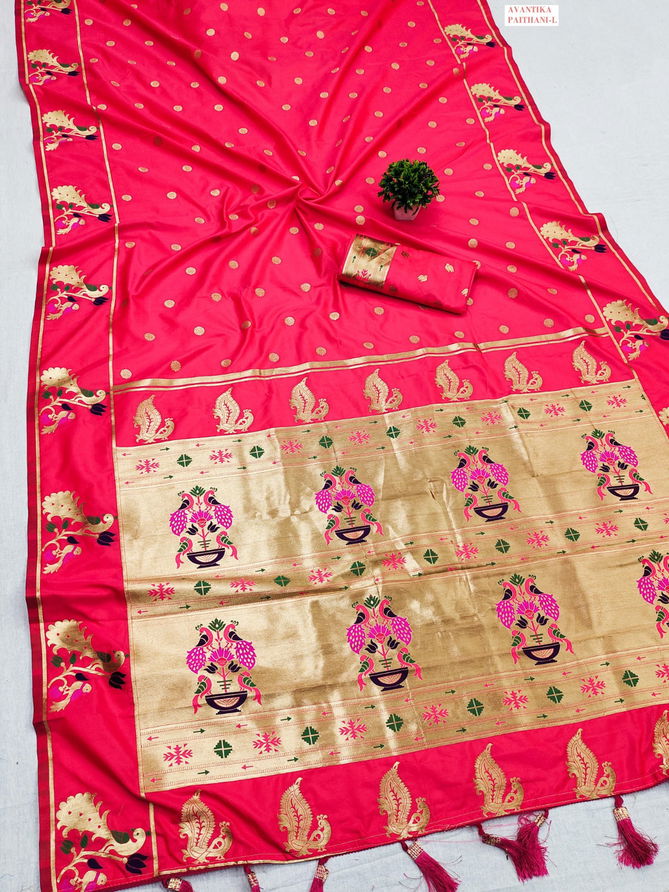 Avantika Paithani by Murti Nx Printed Silk Saree Exporters In India