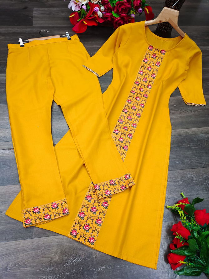 Gng 1115 Fancy Wear Cotton Designer Kurti With Bottom Collection