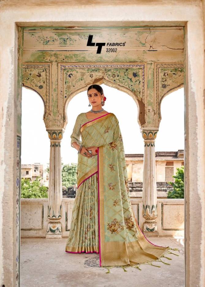 Lt Musleen Latest Casual Wear Designer Fancy Digital Printed Silk Saree Collection 