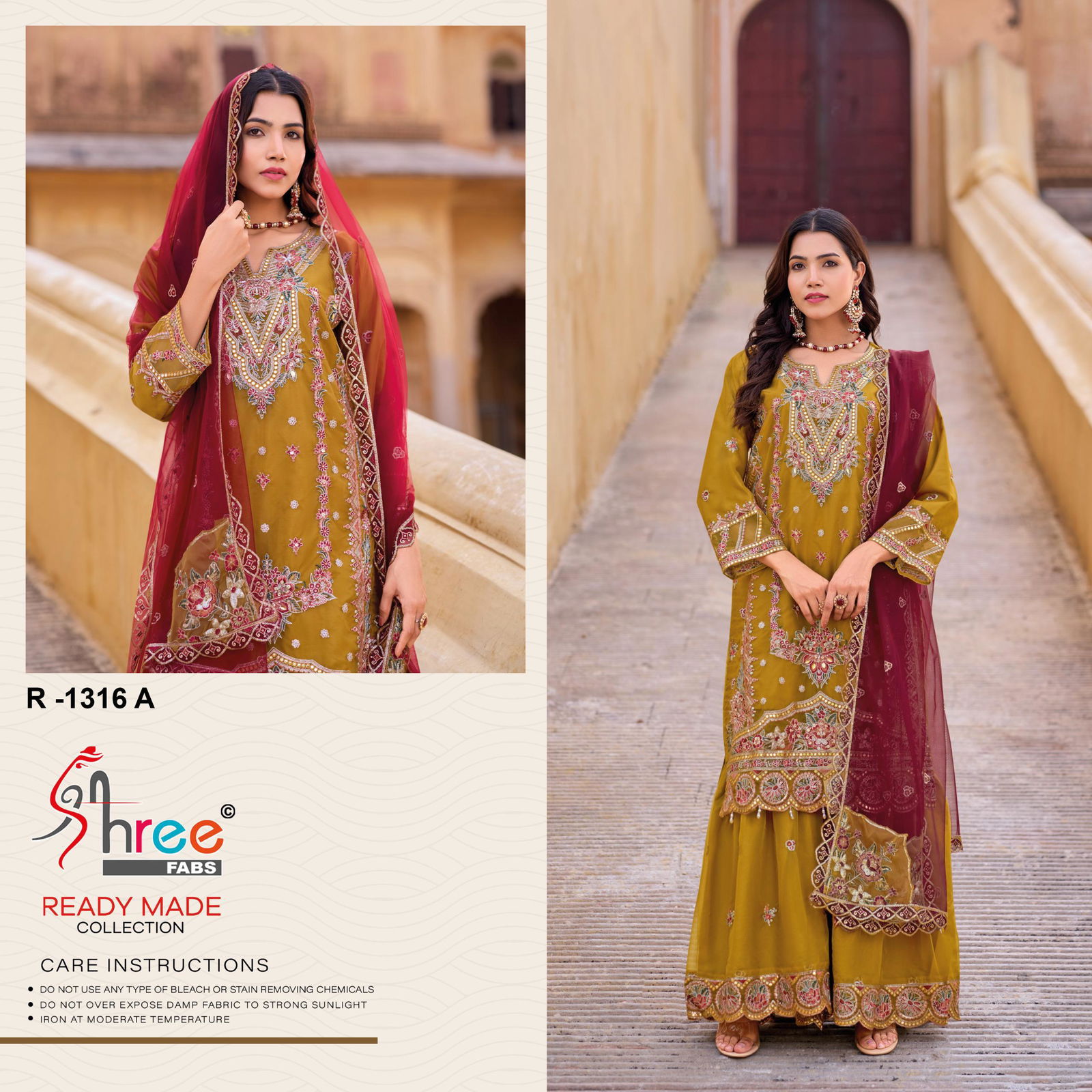 R 1316 By Shree Fabs Organza Readymade Suits Wholesale Market In Surat