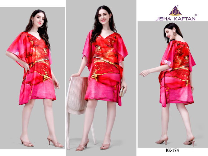 Jelite Kaftan Vol 10 Polyester Crepe Printed Wear Kaftan Catalog