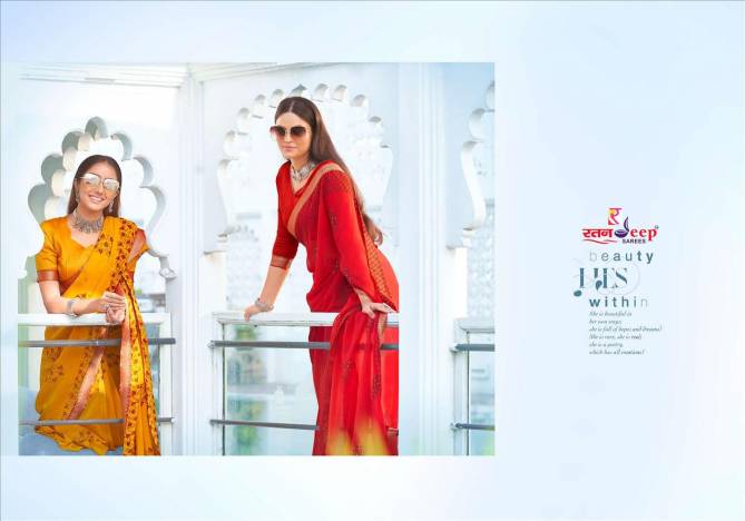 Bulbul Designer Fancy Ethnic Wear Georgette Printed Designer Saree Collection