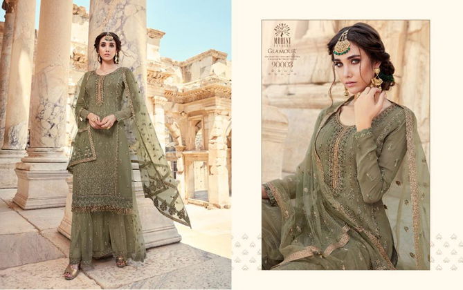 MOHINI GLAMOUR VOL-90 Latest fancy festive Wear Georgette Embroidery Work Heavy salwar suit Collection