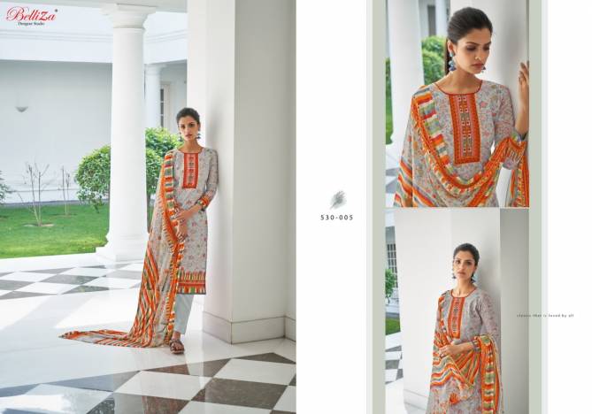 Belliza Falak Latest Fancy Designer Casual Regular Wear Cotton Digital Printed Dress Material Collection
