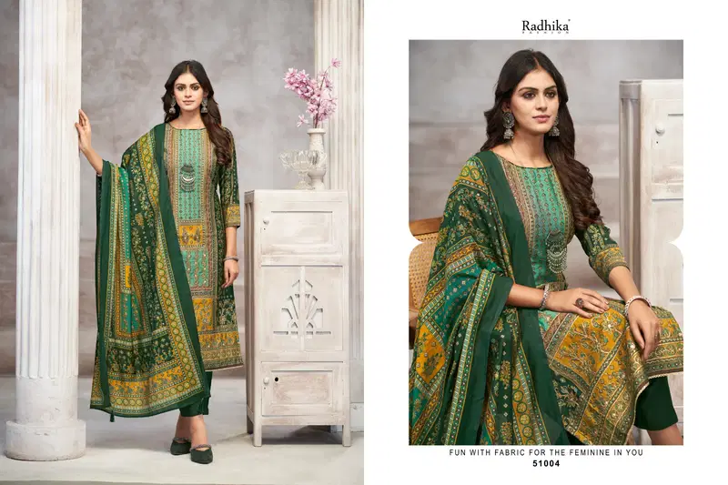 Beauty Silk By Radhika Azara Modal Dress Material Wholesalers In Delhi