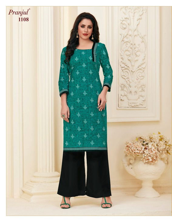 Pranjul Pari Vol 1 Latest Pure Cotton Classy Printed Kurti Collection 