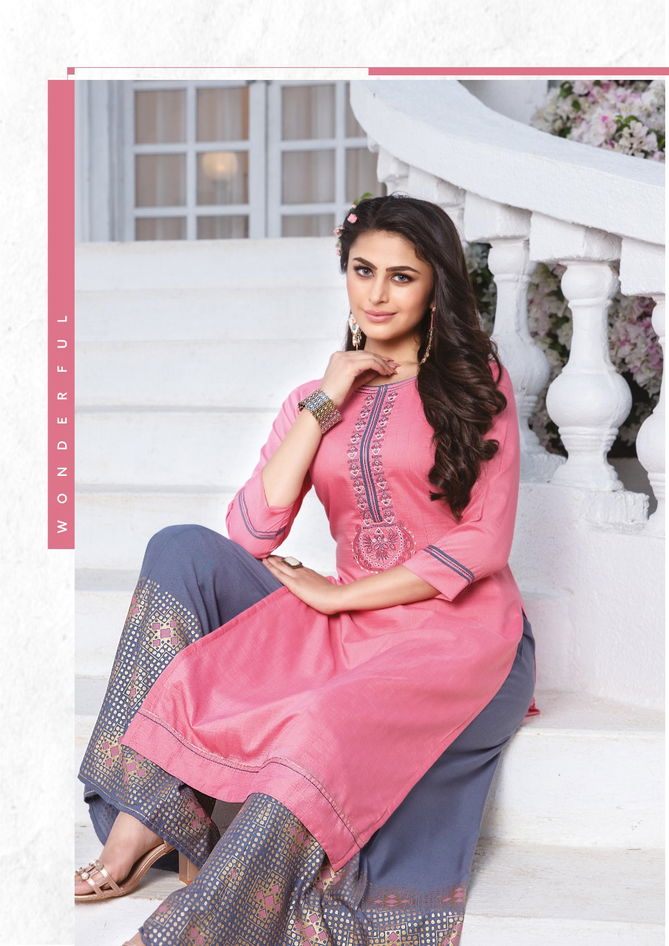 AKSHRA Latest Fancy Designer Festival Wear Classy Cotton Printed  Kurti With Bottom Collection