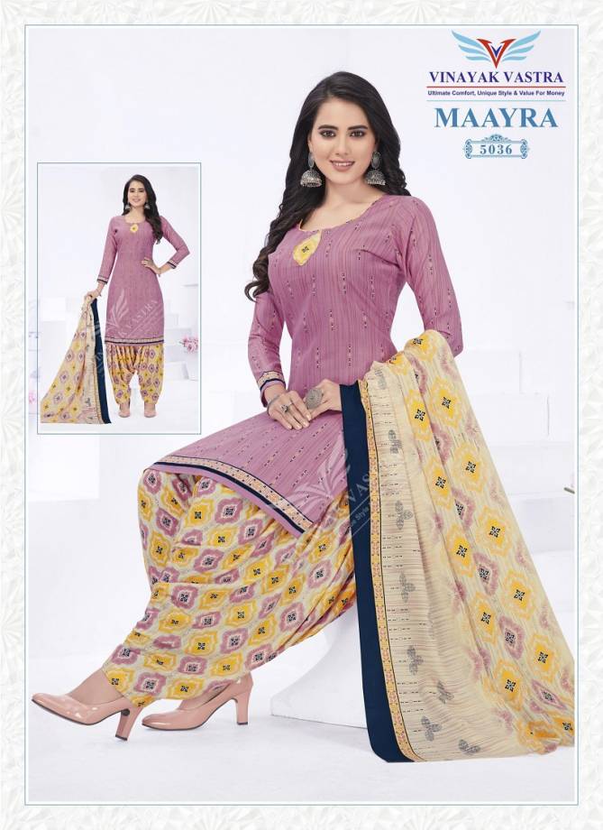 Vinayak Vastra Maayra Vol 2 Printed Dress Material Catalog
