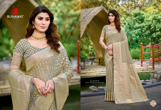 Shrinidhi By Bunawat Silk Wedding Wear Saree Wholesalers In Delhi