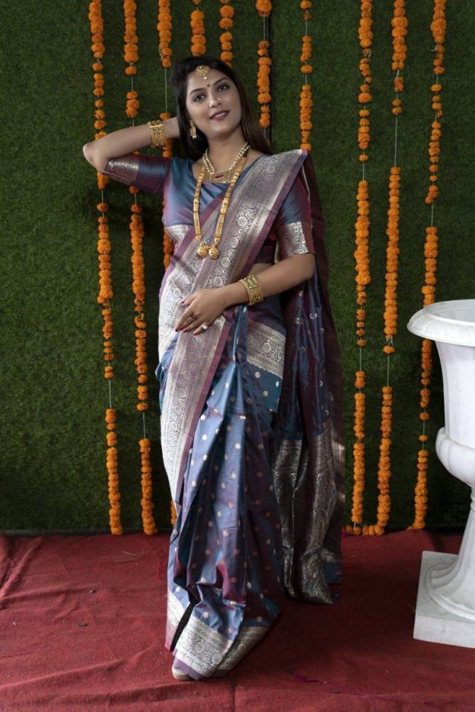 Fituri Silk By Policona Kanchipuram Pure Silk Sarees Wholesalers In  Delhi