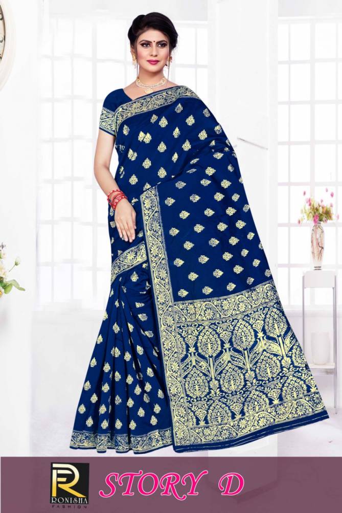 Ronisha Story Ethnic Wear Silk Designer Sarees Collection
