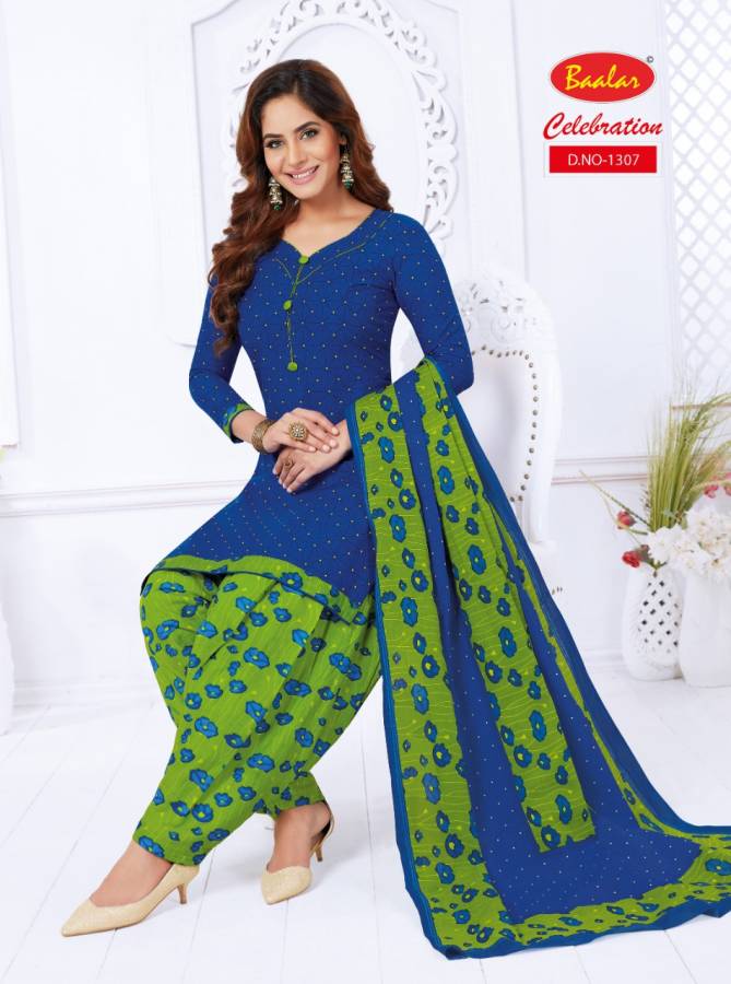 Baalar Celebration 13 Exclusive Printed Casual Wear Ready Made Cotton Patiyala Suit Collection 
