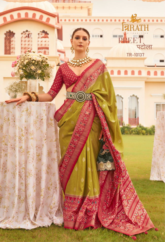 Preet Patola By Trirath 10131 To 10141 Sries Surat Saree Wholesale Market