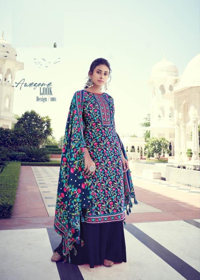Silky 2 Latest Designer Printed Pashmina Jacquard Ready Made Salwar Suit Collection 