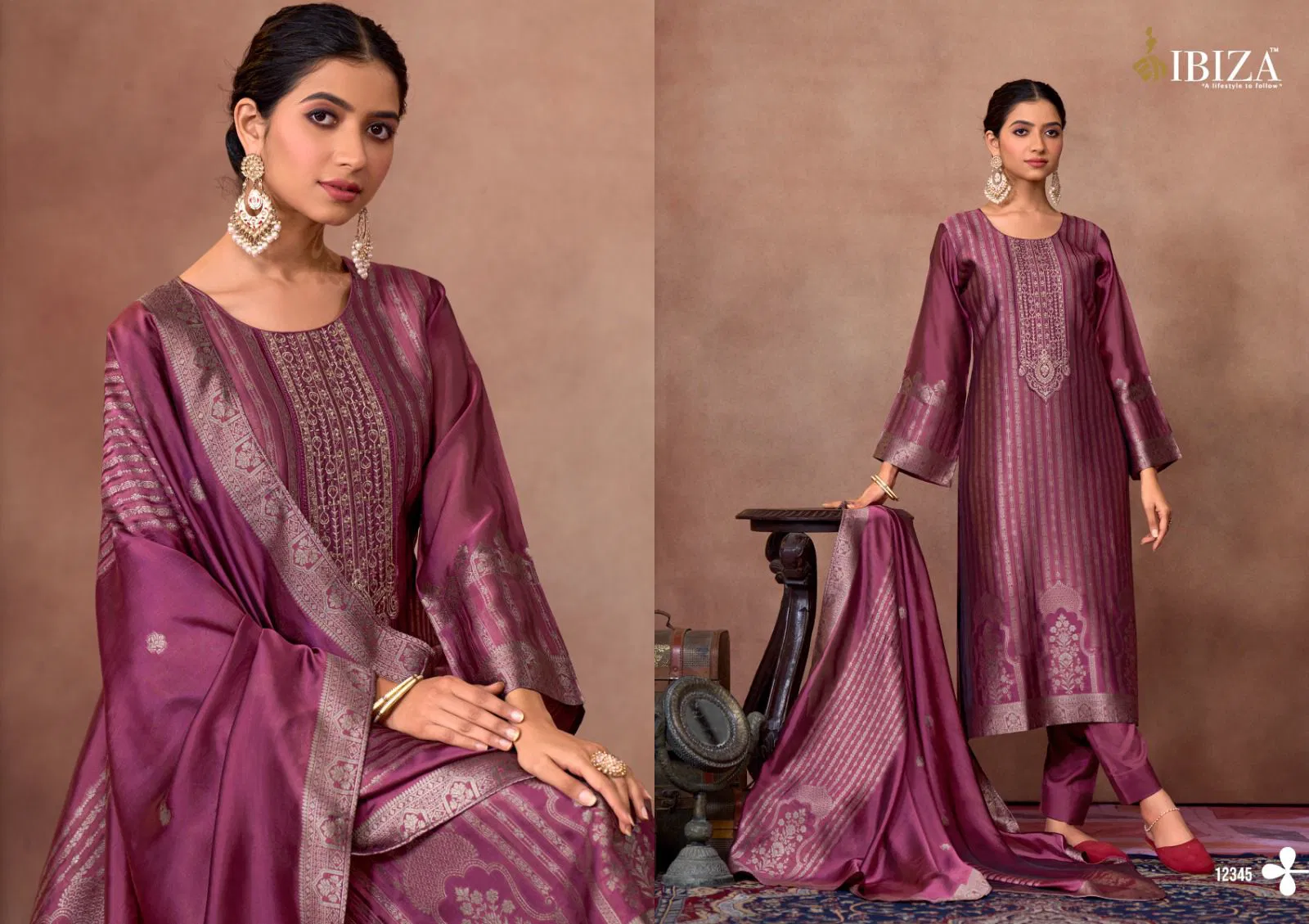 Yavier By Ibiza Banglory Silk Designer Salwar Kameez Wholesalers In Delhi