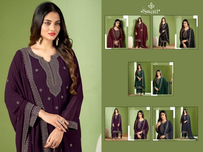 Swati By Swagat 2001 To 2005 Georgette Bulk Kurti With Bottom Duptta Orders In India