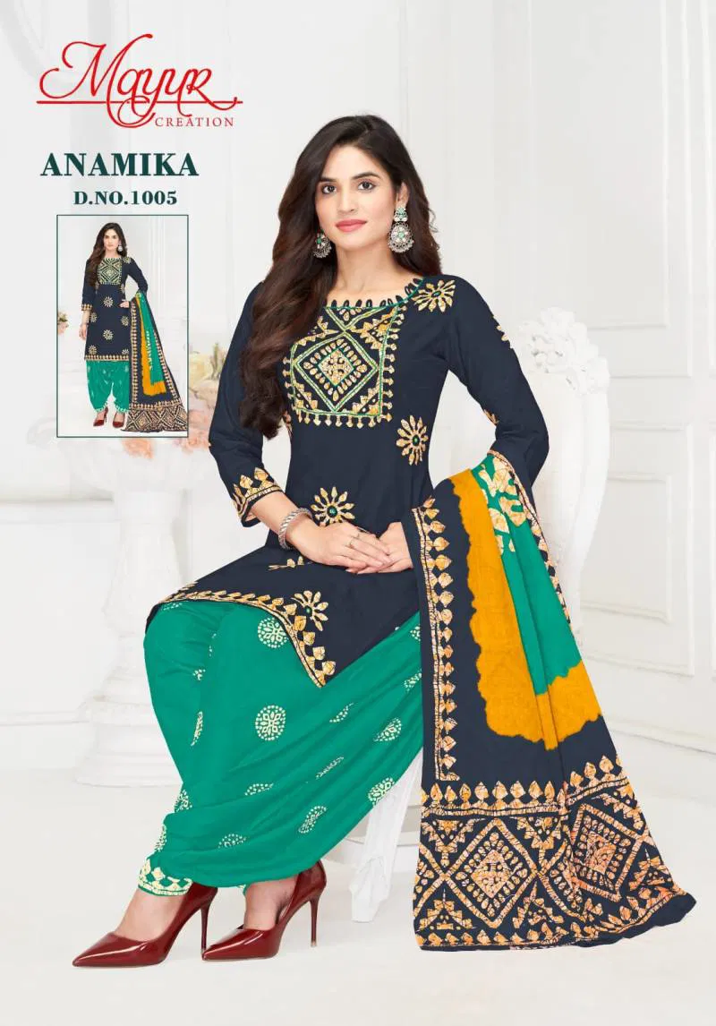 Anamika Vol 1 By Mayur Cotton Printed Dress Material Orders In India