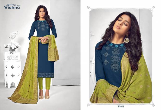 VISHNU NAJNI VOL-2 latest fancy Festive Wear Modal silk With Swarovski Work Heavy Salwar Suit Collection
