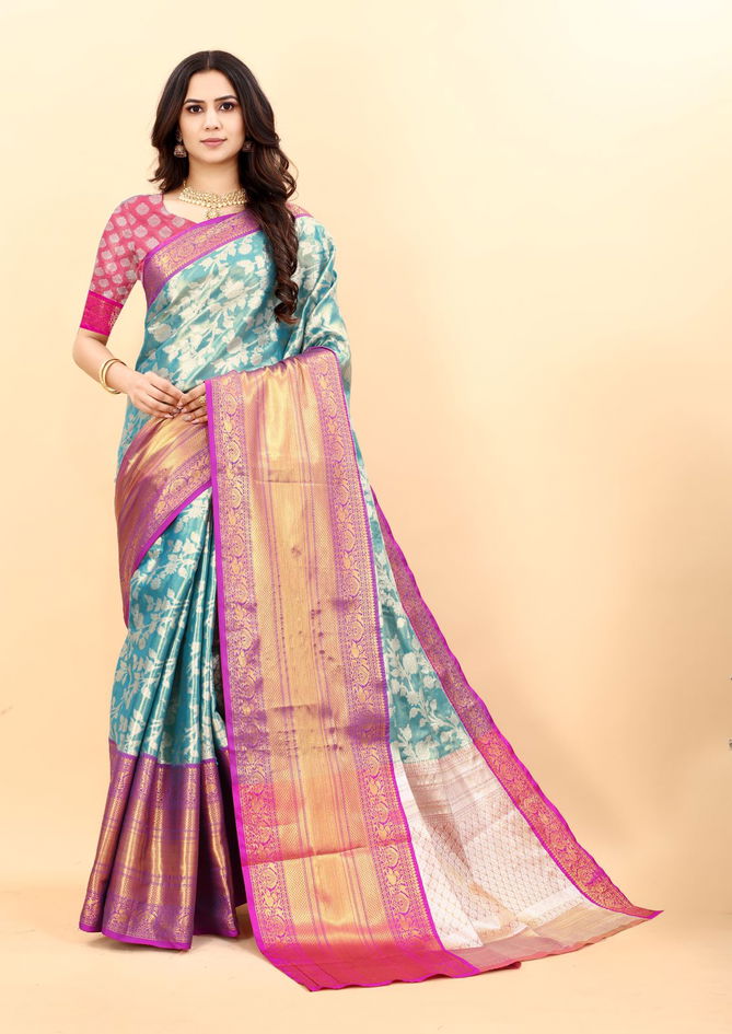 Meera 64 New Designer Ethnic Wear Banarasi Silk Designer Saree Collection