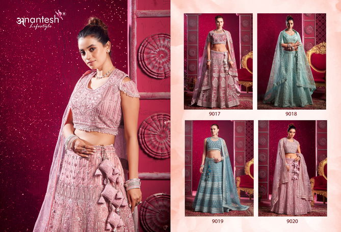 Bridle Couture Vol 4 By Anantesh Wedding Wear Net Lehenga Choli Orders In India