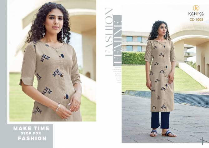 Kanika Cotton Candy Latest Designer Formal Wear Rubby Silk With Embroidery Work Kurtis With Bottom Collection
