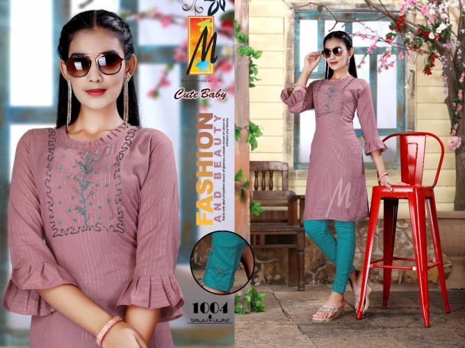 Master Cute Baby New Designer Ethnic Wear Rayon Printed Kurti Collection
