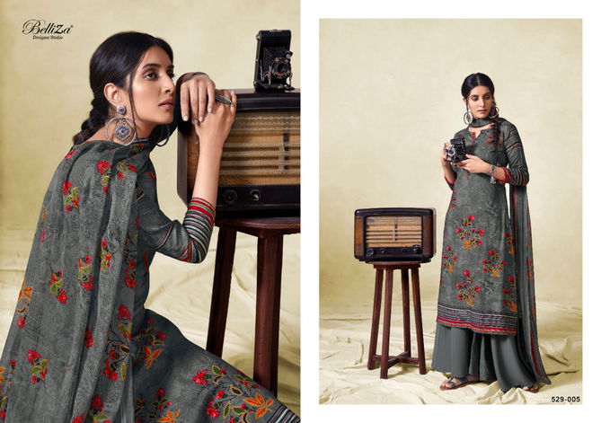 Belliza Richa Latest Fancy casual Wear Pure Original Rayon Digital Printed Designer Dress Material Collection
