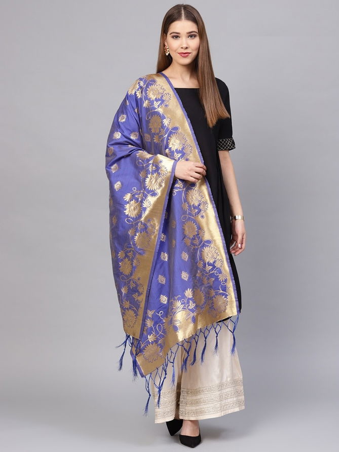 Zarika Hit Design Mixed 1 Latest Designer Banarasi Silk With Zari Work Dupatta Collection 