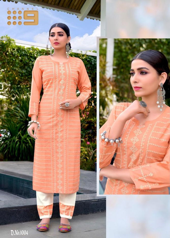 C9 Shaleen Classic Latest Fancy Designer Ethnic Wear Pure Cotton Kurti With Bottom Collection
