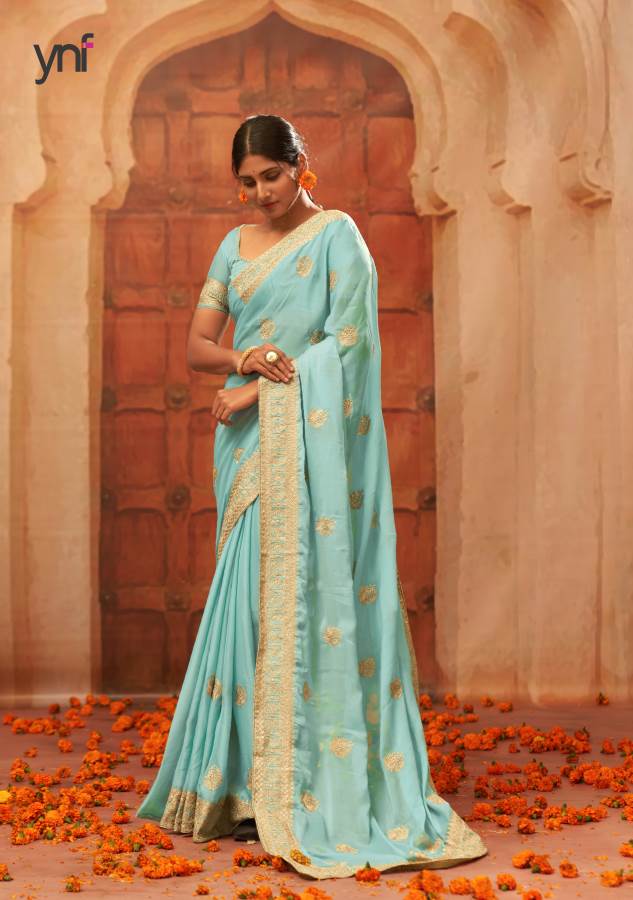 Ynf Daylight Rangoli New Exclusive Fancy Wear Latest Rangoli Crepe Saree Collection