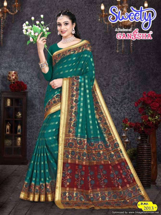 Sweety Vol 2 By Ganesha Daily Wear Cotton Printed Saree Wholesale Market In Surat