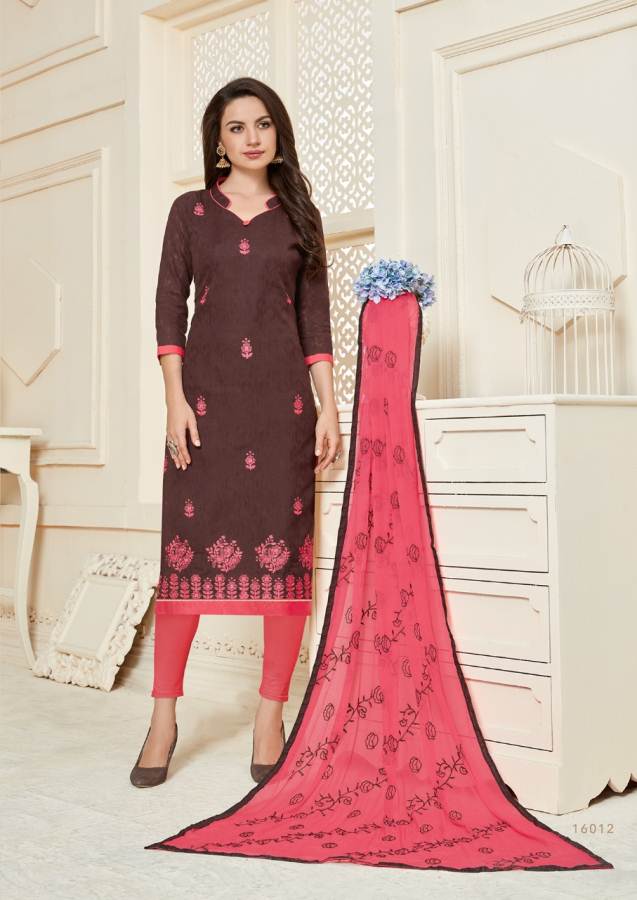 Relish - 16 Exclusive Collection Of Casual Wear Dress Material 