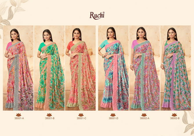 Ragaa Georgette Vol 15 By Ruchi Daily Wear Wholesale Sarees Suppliers In India