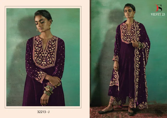 Series 32213 Velvet 23 By Deepsy Suits Velvet Designer Pakistani Salwar Suits Suppliers In India