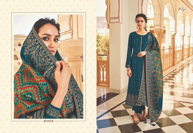 LT FABRICS NITYA VOL-165 Latest Fancy Festive Wear Dola Jacquard With Hand Work Heavy Salwar Suit Collection 