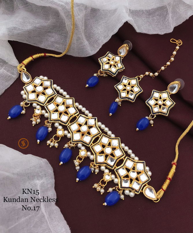 Kn Jewellery15 Kundan Neckless Set Catalog
