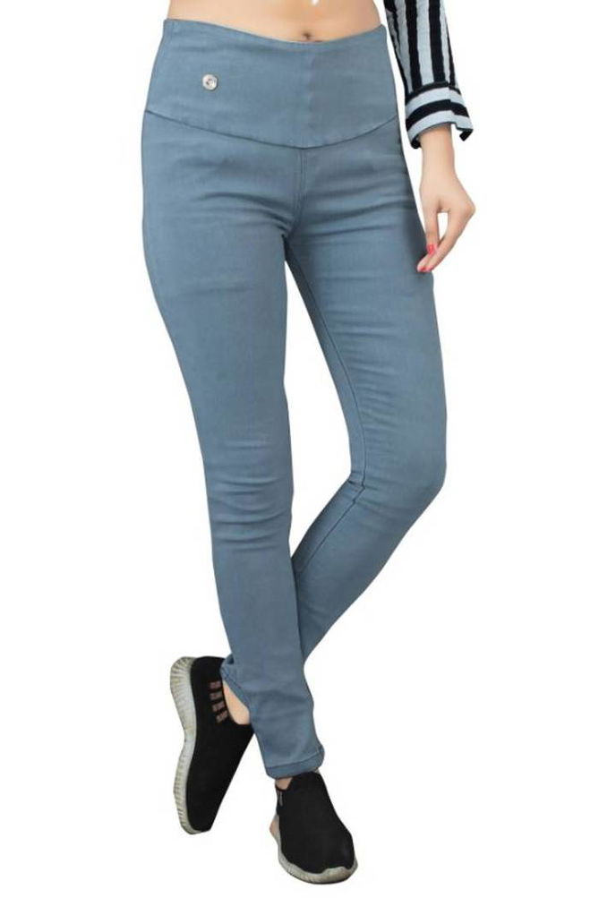 Swara Broad Belt Pant Beautiful Denim Comfortable Casual Wear Collection
